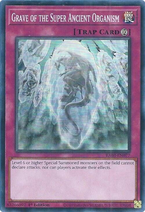 Grave of the Super Ancient Organism [RA03-EN077] Super Rare | Gear Gaming Fayetteville