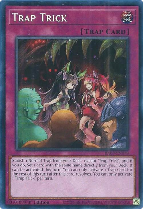 Trap Trick (Secret Rare) [RA03-EN078] Secret Rare | Gear Gaming Fayetteville