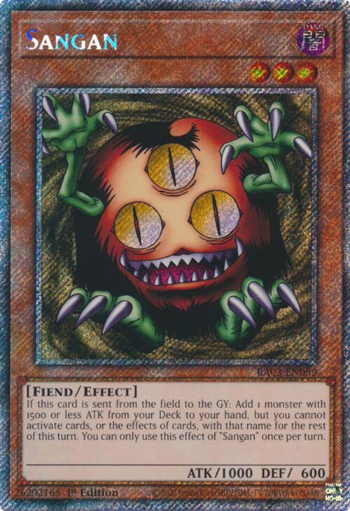 Sangan (Platinum Secret Rare) [RA03-EN089] Platinum Secret Rare | Gear Gaming Fayetteville