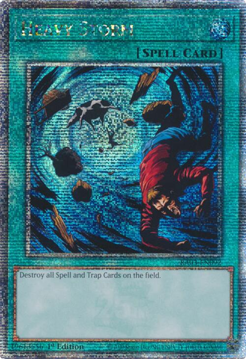Heavy Storm (Quarter Century Secret Rare) [RA03-EN092] Quarter Century Secret Rare | Gear Gaming Fayetteville