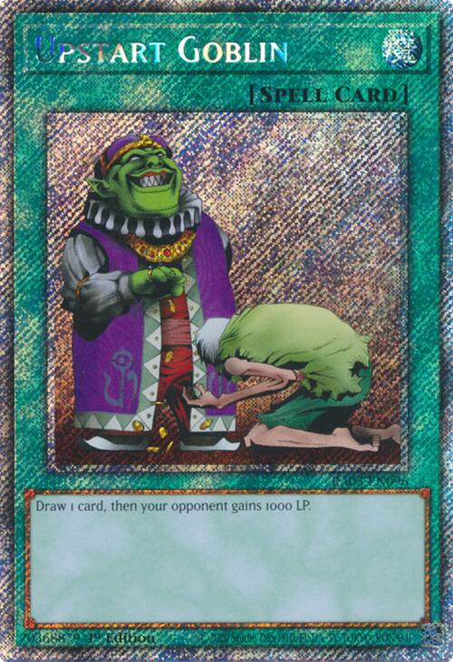 Upstart Goblin (Platinum Secret Rare) [RA03-EN096] Platinum Secret Rare | Gear Gaming Fayetteville