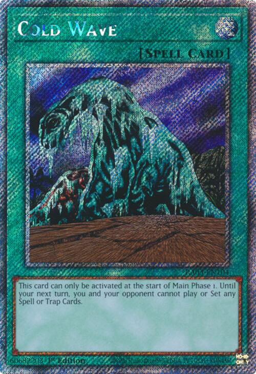 Cold Wave (Platinum Secret Rare) [RA03-EN104] Platinum Secret Rare | Gear Gaming Fayetteville