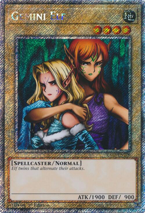 Gemini Elf (Platinum Secret Rare) [RA03-EN109] Platinum Secret Rare | Gear Gaming Fayetteville
