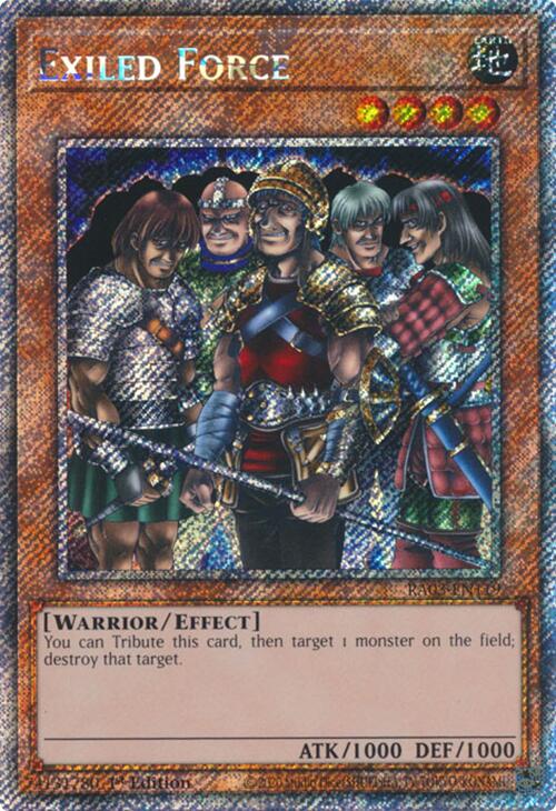 Exiled Force (Platinum Secret Rare) [RA03-EN119] Platinum Secret Rare | Gear Gaming Fayetteville