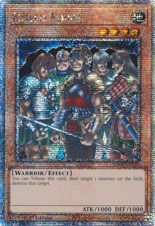 Exiled Force (Quarter Century Secret Rare) [RA03-EN119] Quarter Century Secret Rare | Gear Gaming Fayetteville
