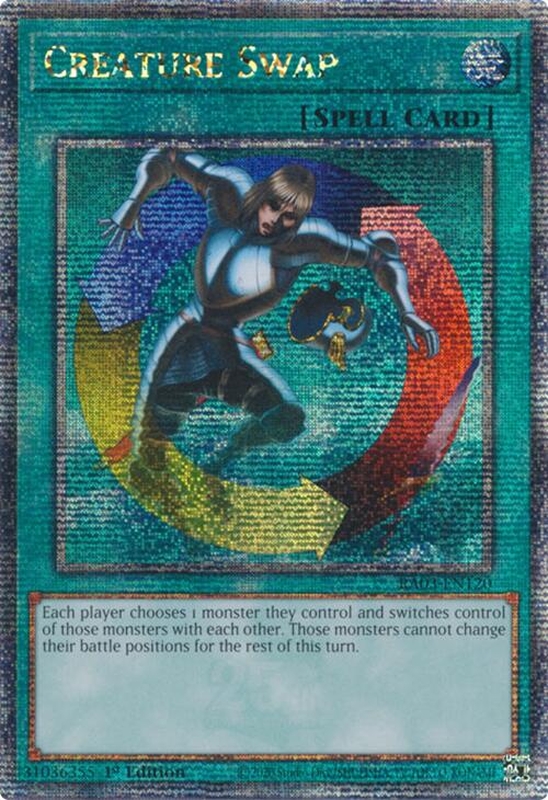 Creature Swap (Quarter Century Secret Rare) [RA03-EN120] Quarter Century Secret Rare | Gear Gaming Fayetteville