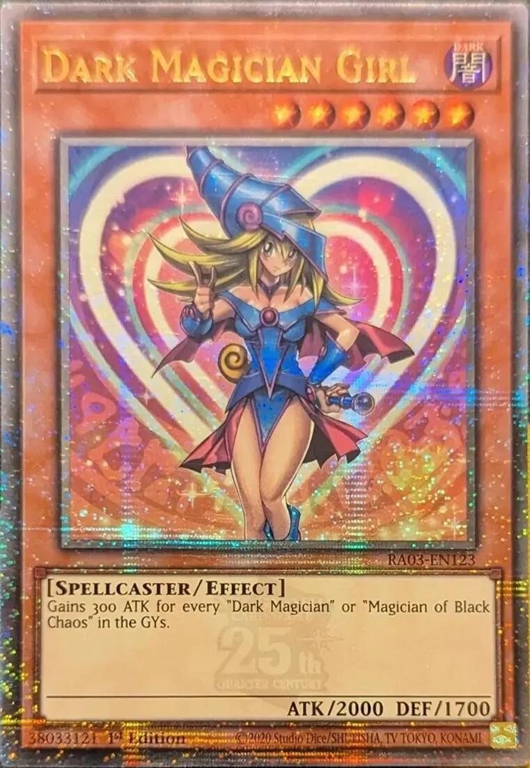 Dark Magician Girl (Quarter Century Secret Rare) [RA03-EN123] Quarter Century Secret Rare | Gear Gaming Fayetteville