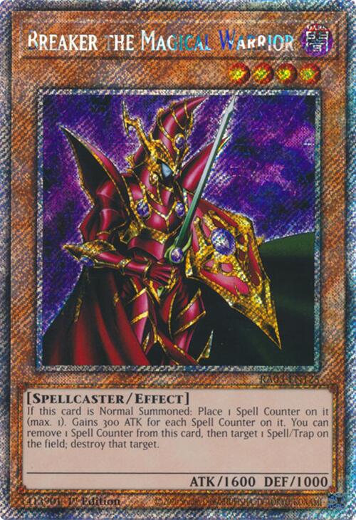 Breaker the Magical Warrior (Platinum Secret Rare) [RA03-EN125] Platinum Secret Rare | Gear Gaming Fayetteville