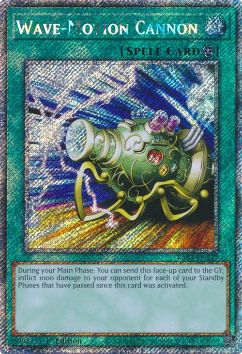 Wave-Motion Cannon (Platinum Secret Rare) [RA03-EN127] Platinum Secret Rare | Gear Gaming Fayetteville