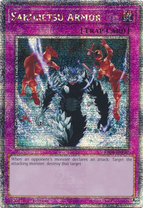 Sakuretsu Armor (Quarter Century Secret Rare) [RA03-EN130] Quarter Century Secret Rare | Gear Gaming Fayetteville