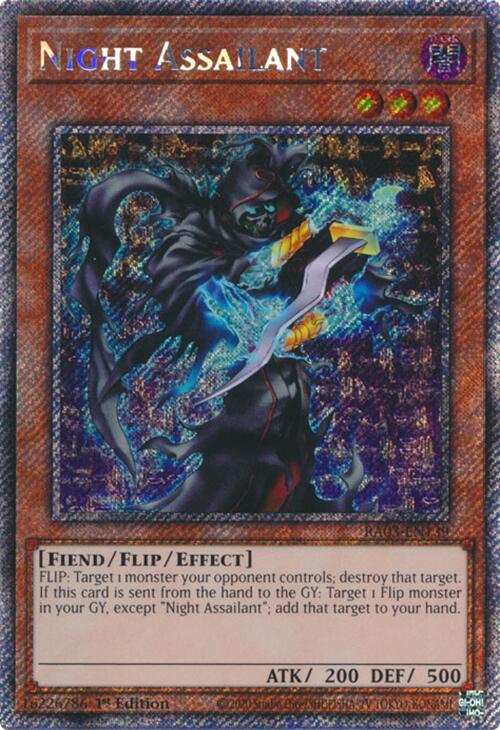 Night Assailant (Platinum Secret Rare) [RA03-EN139] Platinum Secret Rare | Gear Gaming Fayetteville