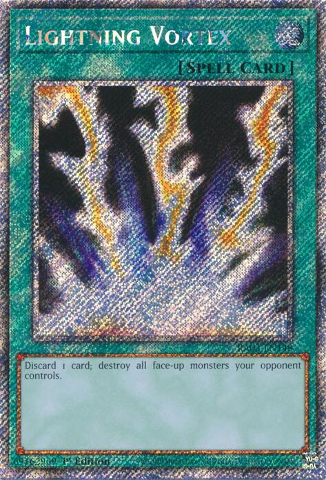 Lightning Vortex (Platinum Secret Rare) [RA03-EN148] Platinum Secret Rare | Gear Gaming Fayetteville