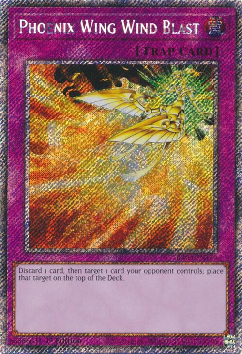 Phoenix Wing Wind Blast (Platinum Secret Rare) [RA03-EN149] Platinum Secret Rare | Gear Gaming Fayetteville