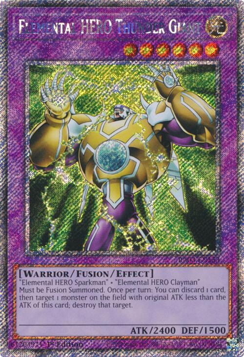 Elemental HERO Thunder Giant (Platinum Secret Rare) [RA03-EN153] Platinum Secret Rare | Gear Gaming Fayetteville