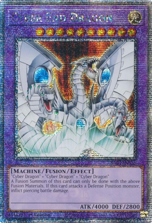 Cyber End Dragon (Quarter Century Secret Rare) [RA03-EN156] Quarter Century Secret Rare | Gear Gaming Fayetteville