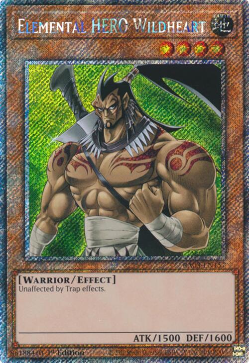 Elemental HERO Wildheart (Platinum Secret Rare) [RA03-EN157] Platinum Secret Rare | Gear Gaming Fayetteville