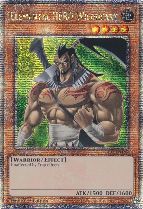 Elemental HERO Wildheart (Quarter Century Secret Rare) [RA03-EN157] Quarter Century Secret Rare | Gear Gaming Fayetteville
