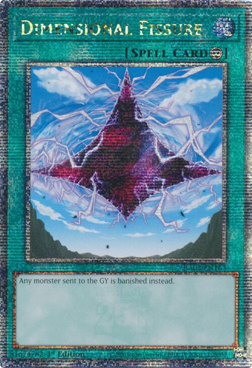 Dimensional Fissure (Quarter Century Secret Rare) [RA03-EN163] Quarter Century Secret Rare | Gear Gaming Fayetteville