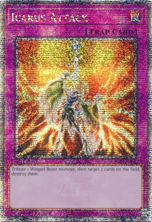 Icarus Attack (Quarter Century Secret Rare) [RA03-EN165] Quarter Century Secret Rare | Gear Gaming Fayetteville