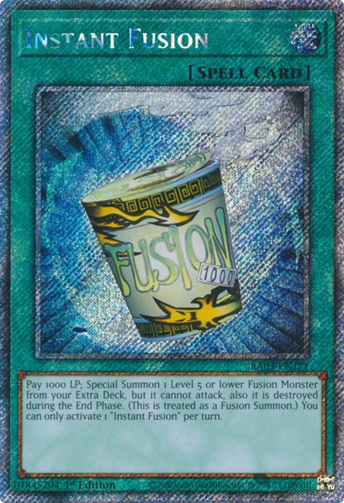 Instant Fusion (Platinum Secret Rare) [RA03-EN171] Platinum Secret Rare | Gear Gaming Fayetteville