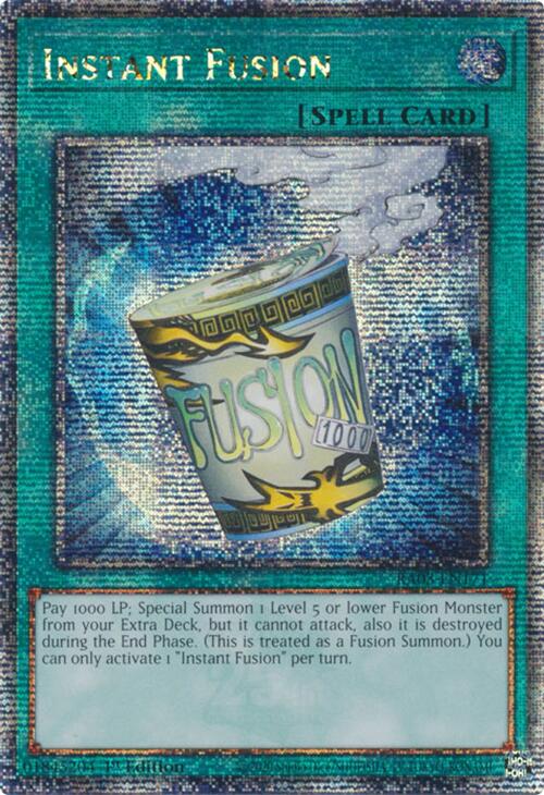 Instant Fusion (Quarter Century Secret Rare) [RA03-EN171] Quarter Century Secret Rare | Gear Gaming Fayetteville