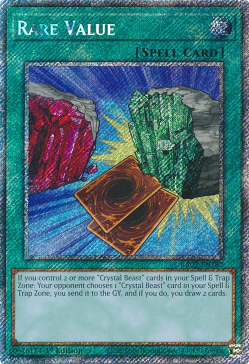 Rare Value (Platinum Secret Rare) [RA03-EN182] Platinum Secret Rare | Gear Gaming Fayetteville