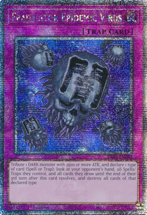 Eradicator Epidemic Virus (Quarter Century Secret Rare) [RA03-EN183] Quarter Century Secret Rare | Gear Gaming Fayetteville
