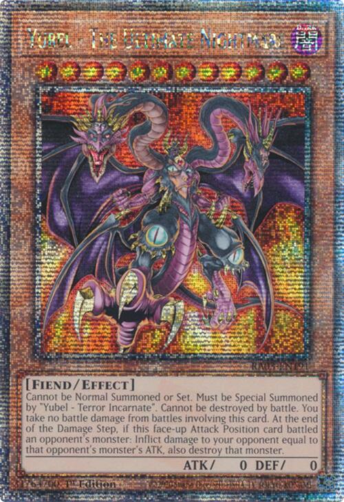 Yubel - The Ultimate Nightmare (Quarter Century Secret Rare) [RA03-EN191] Quarter Century Secret Rare | Gear Gaming Fayetteville