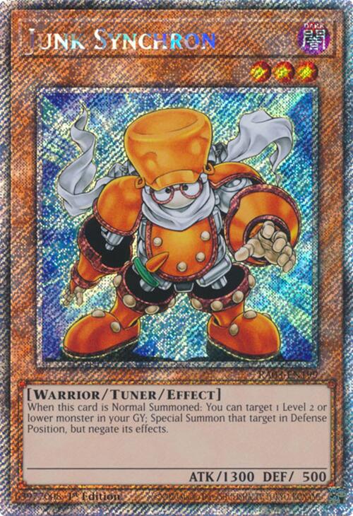 Junk Synchron (Platinum Secret Rare) [RA03-EN199] Platinum Secret Rare | Gear Gaming Fayetteville