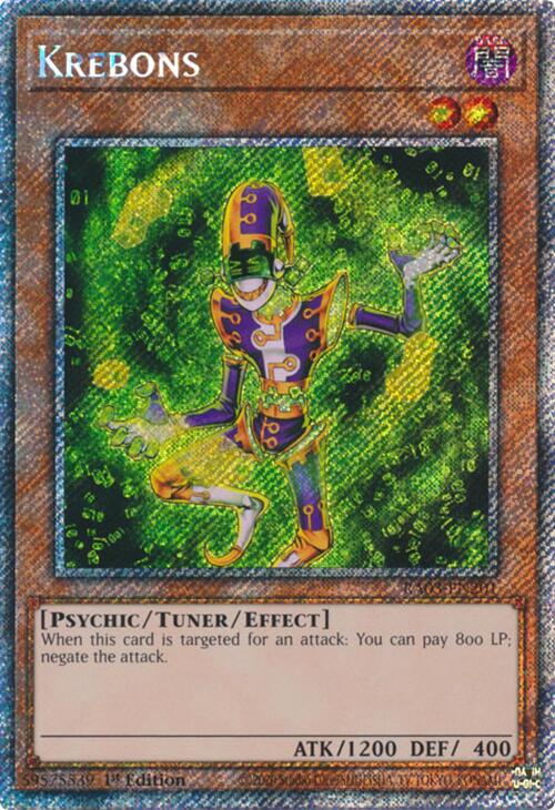 Krebons (Platinum Secret Rare) [RA03-EN201] Platinum Secret Rare | Gear Gaming Fayetteville