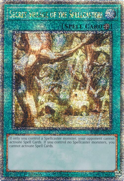 Secret Village of the Spellcasters (Quarter Century Secret Rare) [RA03-EN209] Quarter Century Secret Rare | Gear Gaming Fayetteville