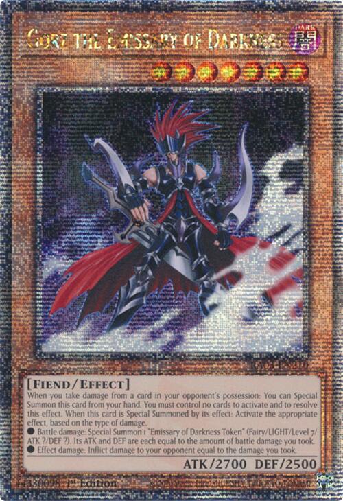 Gorz the Emissary of Darkness (Quarter Century Secret Rare) [RA03-EN210] Quarter Century Secret Rare | Gear Gaming Fayetteville