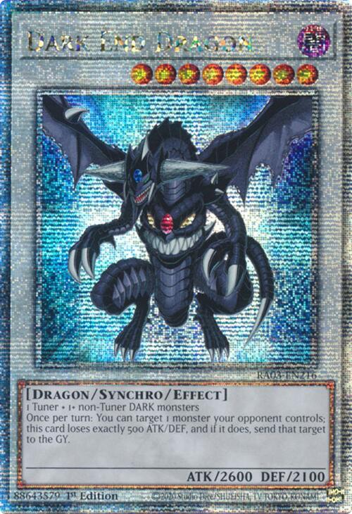 Dark End Dragon (Quarter Century Secret Rare) [RA03-EN216] Quarter Century Secret Rare | Gear Gaming Fayetteville