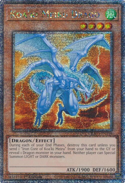 Koa'ki Meiru Drago (Quarter Century Secret Rare) [RA03-EN218] Quarter Century Secret Rare | Gear Gaming Fayetteville