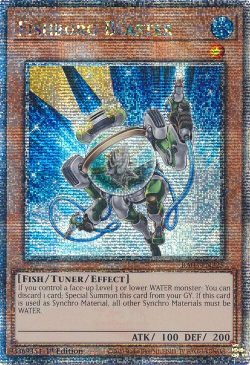 Fishborg Blaster (Quarter Century Secret Rare) [RA03-EN225] Quarter Century Secret Rare | Gear Gaming Fayetteville