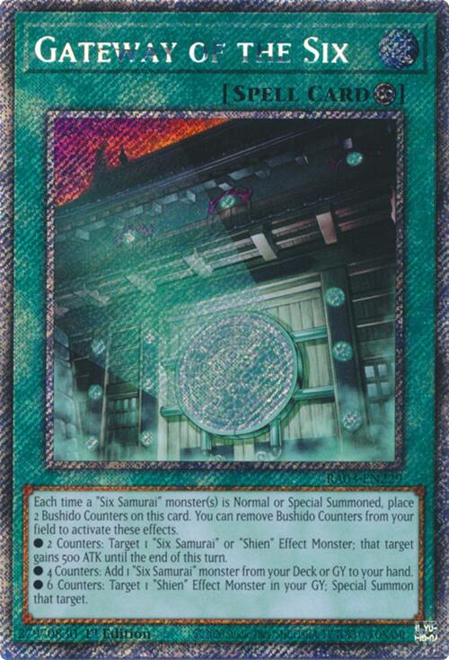 Gateway of the Six (Platinum Secret Rare) [RA03-EN229] Platinum Secret Rare | Gear Gaming Fayetteville