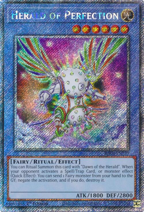Herald of Perfection (Platinum Secret Rare) [RA03-EN237] Platinum Secret Rare | Gear Gaming Fayetteville