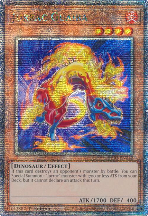 Jurrac Guaiba (Quarter Century Secret Rare) [RA03-EN242] Quarter Century Secret Rare | Gear Gaming Fayetteville