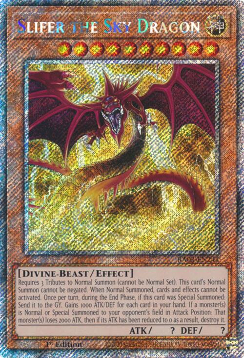 Slifer the Sky Dragon (Platinum Secret Rare) [RA03-EN244] Platinum Secret Rare | Gear Gaming Fayetteville