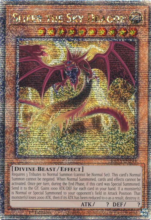 Slifer the Sky Dragon (Quarter Century Secret Rare) [RA03-EN244] Quarter Century Secret Rare | Gear Gaming Fayetteville