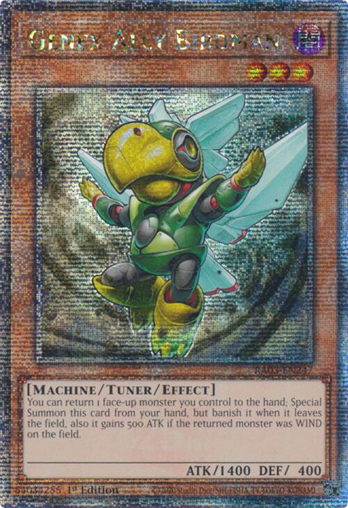 Genex Ally Birdman (Quarter Century Secret Rare) [RA03-EN247] Quarter Century Secret Rare | Gear Gaming Fayetteville