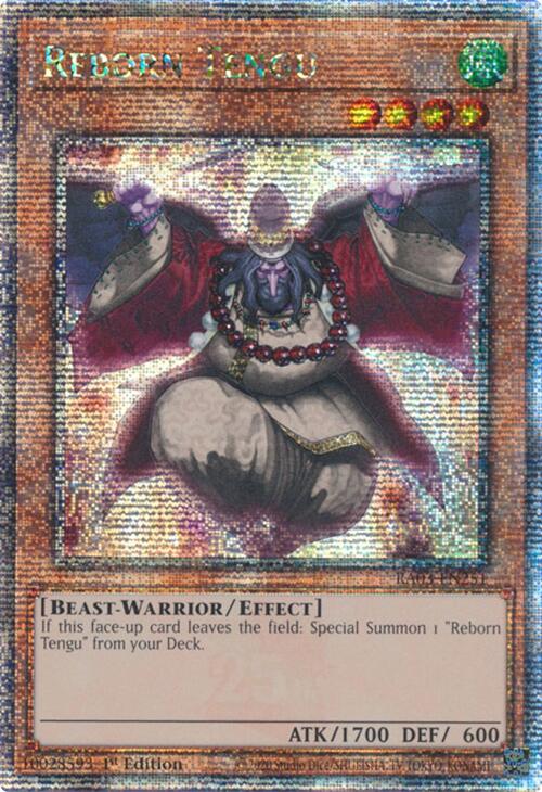 Reborn Tengu (Quarter Century Secret Rare) [RA03-EN251] Quarter Century Secret Rare | Gear Gaming Fayetteville