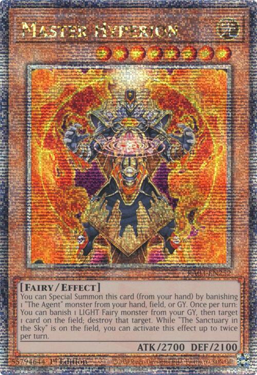 Master Hyperion (Quarter Century Secret Rare) [RA03-EN252] Quarter Century Secret Rare | Gear Gaming Fayetteville