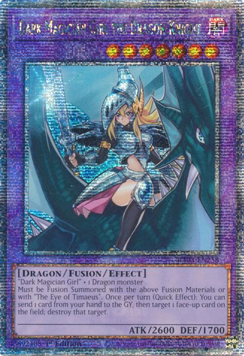 Dark Magician Girl the Dragon Knight (Quarter Century Secret Rare) [RA03-EN258] Quarter Century Secret Rare | Gear Gaming Fayetteville