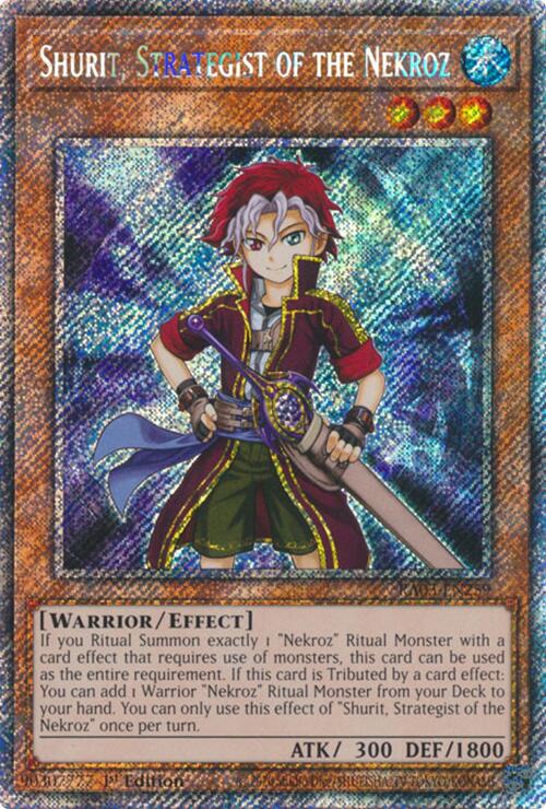 Shurit, Strategist of the Nekroz (Platinum Secret Rare) [RA03-EN259] Platinum Secret Rare | Gear Gaming Fayetteville