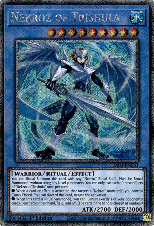 Nekroz of Trishula (Platinum Secret Rare) [RA03-EN261] Platinum Secret Rare | Gear Gaming Fayetteville