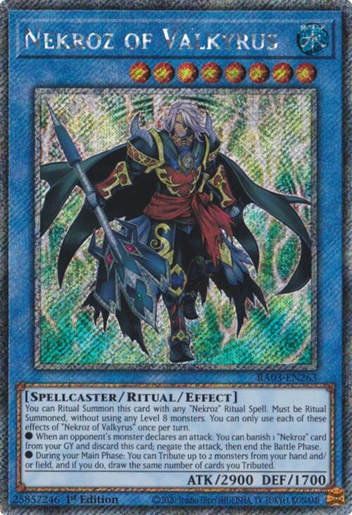 Nekroz of Valkyrus (Platinum Secret Rare) [RA03-EN263] Platinum Secret Rare | Gear Gaming Fayetteville