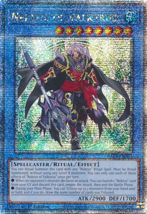 Nekroz of Valkyrus (Quarter Century Secret Rare) [RA03-EN263] Quarter Century Secret Rare | Gear Gaming Fayetteville