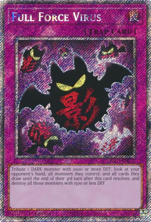 Full Force Virus (Platinum Secret Rare) [RA03-EN267] Platinum Secret Rare | Gear Gaming Fayetteville
