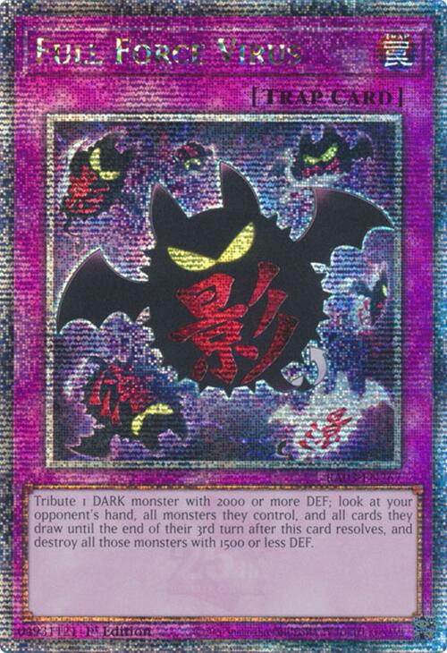 Full Force Virus (Quarter Century Secret Rare) [RA03-EN267] Quarter Century Secret Rare | Gear Gaming Fayetteville